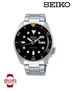 ⌚ Elegancia, estilo y espíritu deportivo.
El Seiko 5 Sports combina un diseño clásico con la personalidad de un verdadero reloj deportivo. Su esfera negra con detalles dorados y su brazalete de acero inoxidable lo convierten en una pieza versátil, perfecta para destacar en cualquier ocasión. ✨

⚙️ Movimiento automático
🖤 Esfera negra con detalles dorados
🔩 Brazalete de acero inoxidable
💧 Diseño deportivo y resistente

📩 Consultanos por disponibilidad y medios de pago.
Relojes Mendoza — Tu tiempo, tu estilo. ⏱️
Podes encontrarlo en nuestra pagina web, tambien podes comunicarte a nuestro whatssApp 2614191931✨
www.relojesmendoza.ar
Tenemos hasta 12 cuotas!!
Hacemos envios a todo el pais✈️
No te quedes sin el tuyo!!🤩