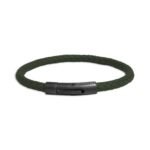 BORSARI PULSERA ACERO CAUCHO VERDE