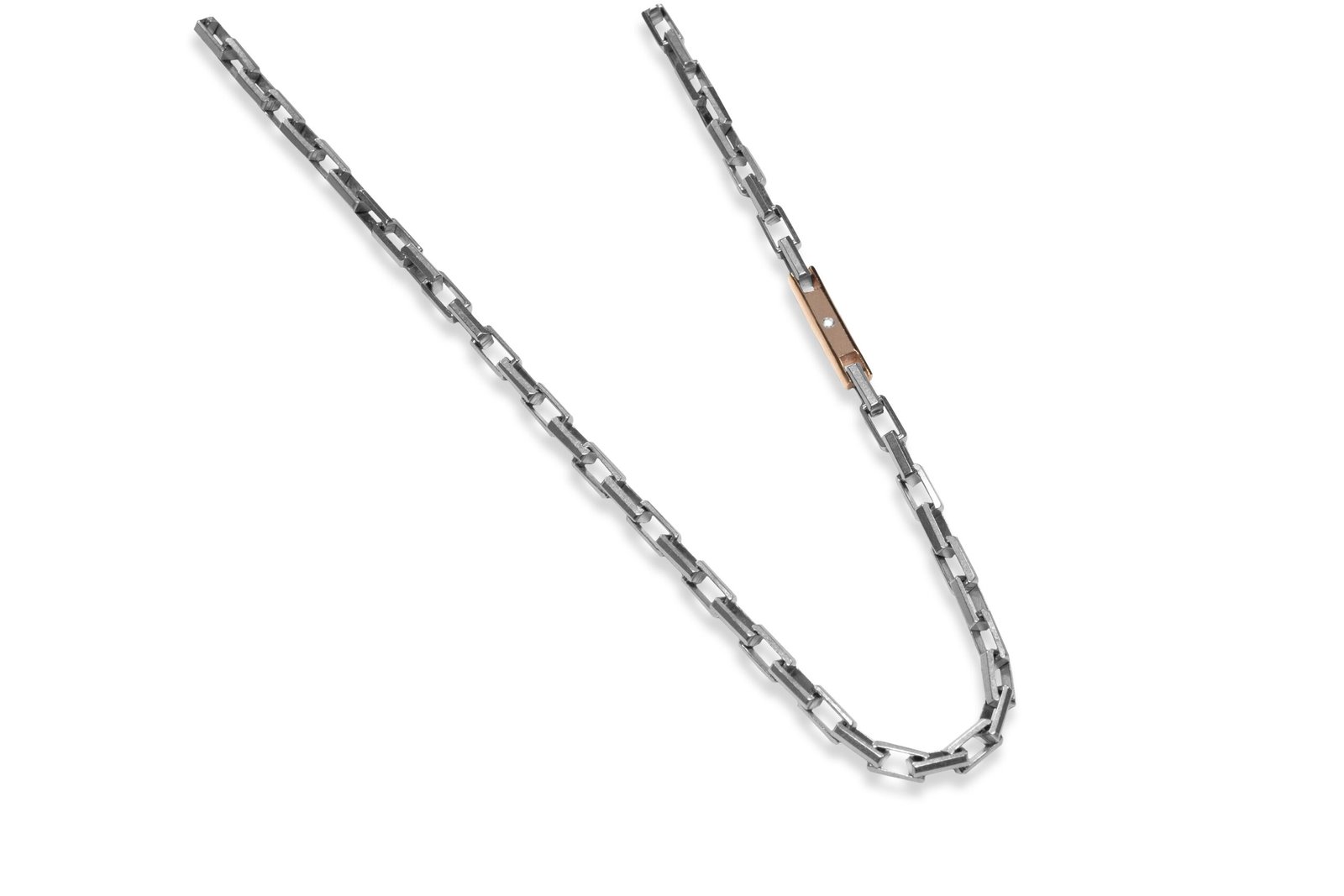 2ac3408f09674501b6dd682a99abecf1 BORSARI CADENA PLATA 925 BRILLANTE - Imagen 1