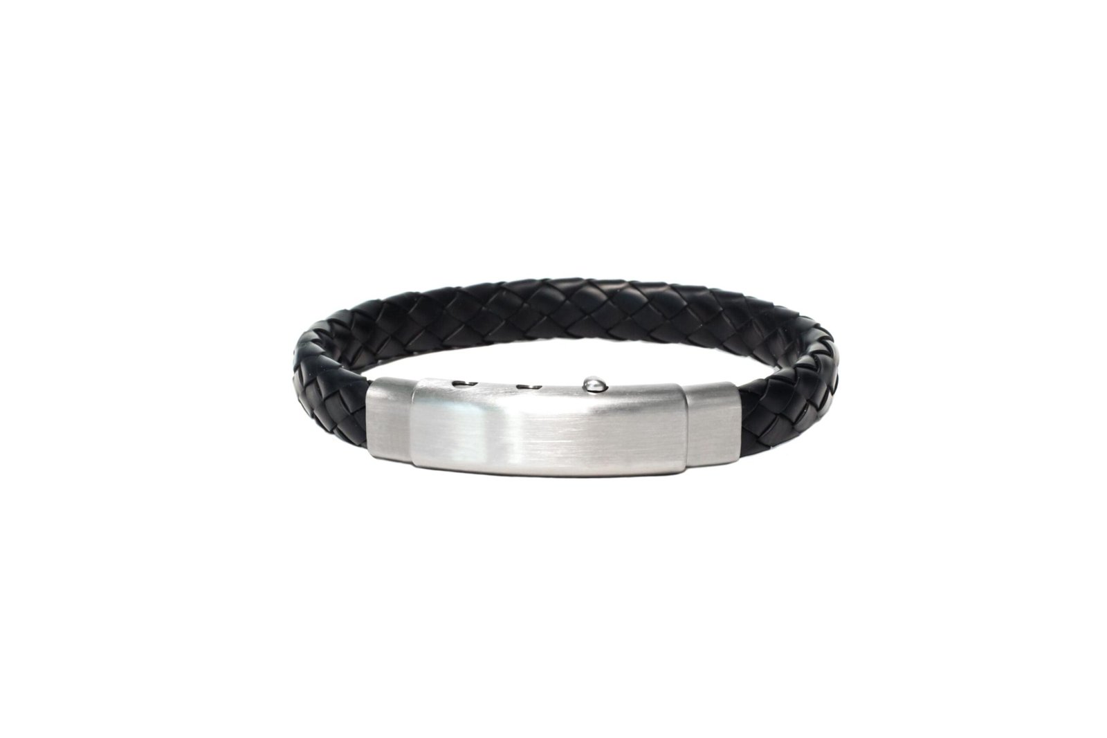 4467e13699ac4dca8ffc7127cfbff181 BORSARI PULSERA ACERO CAUCHO NEGRO - Imagen 1