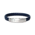 BORSARI PULSERA ACERO CAUCHO AZUL