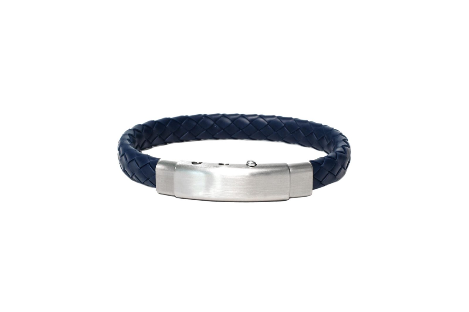 753a92c1524e417bad7daecdcbf346ef BORSARI PULSERA ACERO CAUCHO AZUL - Imagen 1