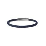 BORSARI PULSERA ACERO CAUCHO AZUL