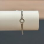 Pulsera oro blanco 20cm 6,4 gramos