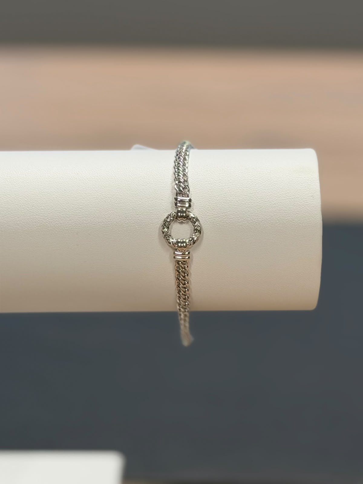 32 Pulsera oro blanco 20cm 6,4 gramos - Imagen 1