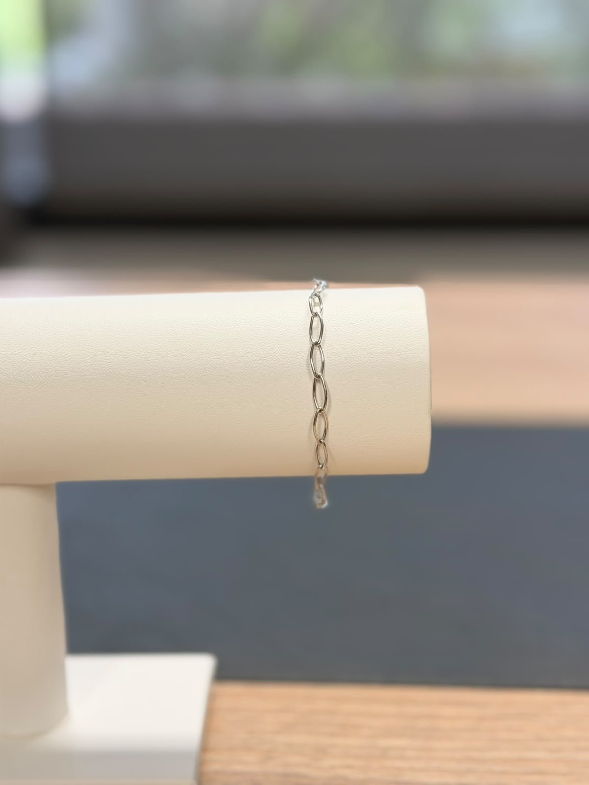 41 Pulsera oro blanco italiano 17cm 2,2 gramos - Imagen 1
